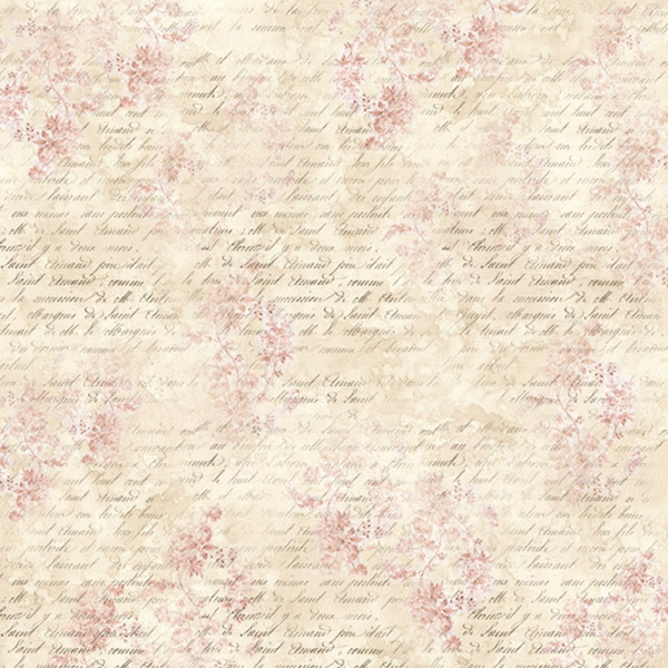 Рисовая бумага для декупажа Розовые лютики и письма Stamperia DFT285